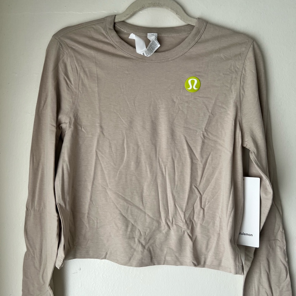 lululemon athletica Long Sleeve Tee - Tan